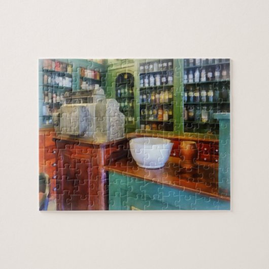 薬学の乳鉢そして乳棒 ジグソーパズル (横)