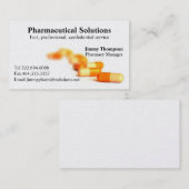 薬学の名刺の薬剤師 名刺 (正面/裏面)