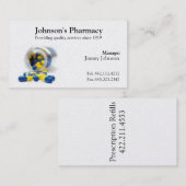 薬学の名刺の薬剤師 名刺 (正面/裏面)