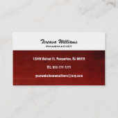 薬学の名刺-可変性背景 名刺 (裏面)