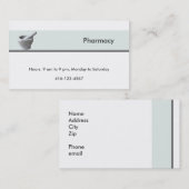 薬学の名刺 名刺 (正面/裏面)