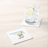 薬学の天才 スクエアペーパーコースター (インサイチュ)