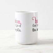 薬学の引用文のコーヒー・マグ コーヒーマグカップ (中央)