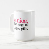 薬学の引用文のコーヒー・マグ コーヒーマグカップ (正面左)