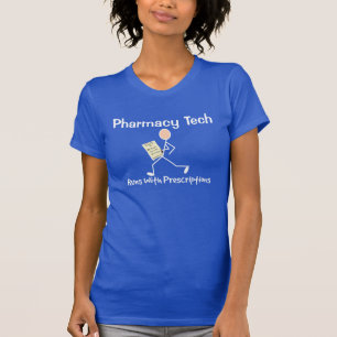 薬学の技術のおもしろTシャツ Tシャツ