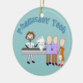 薬学の技術の規定のクリスマスのオーナメント セラミックオーナメント (左)