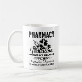 薬学の技術者の仕事のマグ コーヒーマグカップ (左)