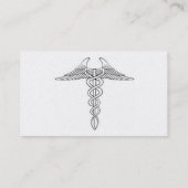 薬学の薬剤師の名刺 名刺 (裏面)