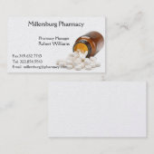 薬学の薬剤師の名刺 名刺 (正面/裏面)