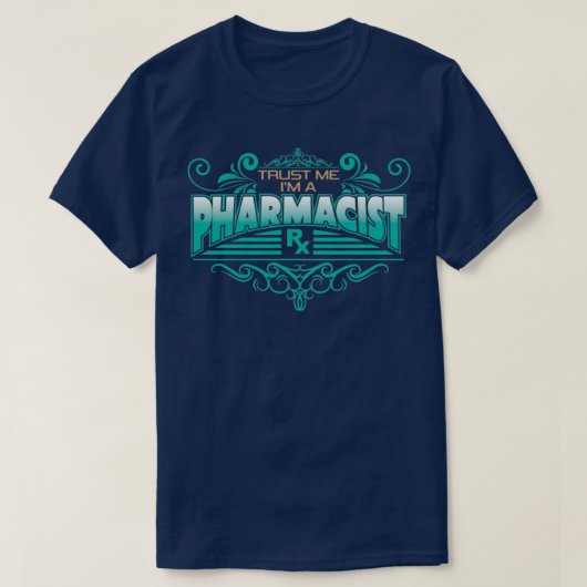 薬学デザイン学生のための薬学9 Tシャツ (デザイン正面)