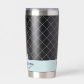 薬学パーソナライズされた学校の卒業式PharmD 保温保冷タンブラー (背面)