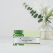 薬学ビジネス名刺 名刺 (スタンド正面)