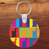 薬学ポップ・アートの芸術 キーホルダー (正面)