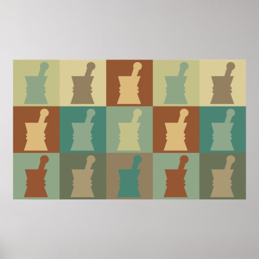 薬学ポップ・アートの芸術 ポスター (正面)