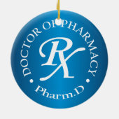 薬学博士 セラミックオーナメント (裏面)