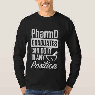 薬学博士(Pharmd Doctor Of Pharmacy Any Position Docque Tシャツ