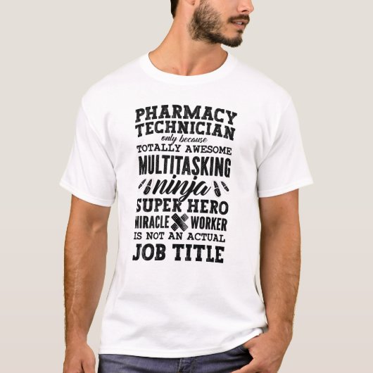 薬学士調剤師 Tシャツ (正面)