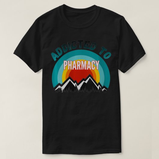 薬学大学ギフト専攻のVNe中毒の女性 Tシャツ (デザイン正面)