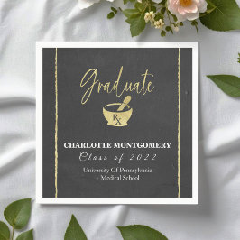 薬学学校卒業 スタンダードカクテルナプキン