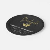 薬学学校卒業 ペーパープレート (アングル)