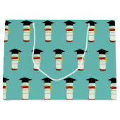 薬学学校卒業 ラージペーパーバッグ (正面)