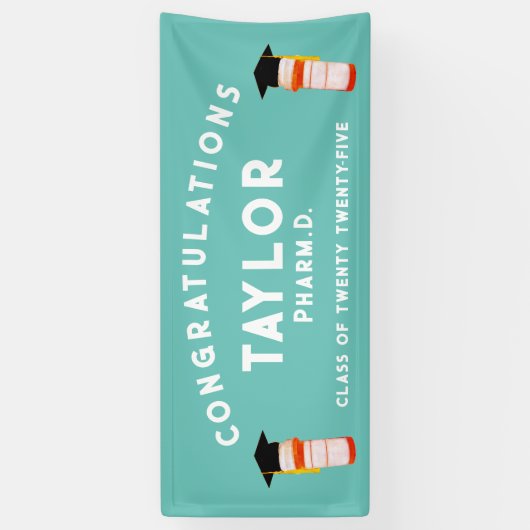 薬学学校薬剤師卒業会 横断幕 (縦)