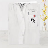 薬学学校薬剤師卒業 カード (黄色い花)