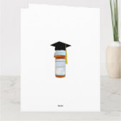 薬学学校薬剤師卒業 カード (裏面)