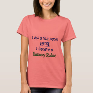 薬学学生のおもしろTシャツ及びギフト Tシャツ
