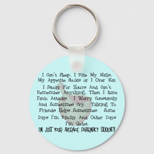 薬学学生の平均ギフト キーホルダー (正面)