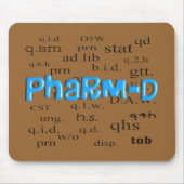 薬学学生のPharm-Dのギフト マウスパッド (正面)