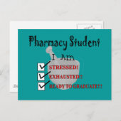 薬学学生「Ready To Gradate!!!」 案内ポストカード (正面/裏面)