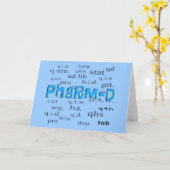薬学学生Pharm-Dギフト カード (黄色い花)