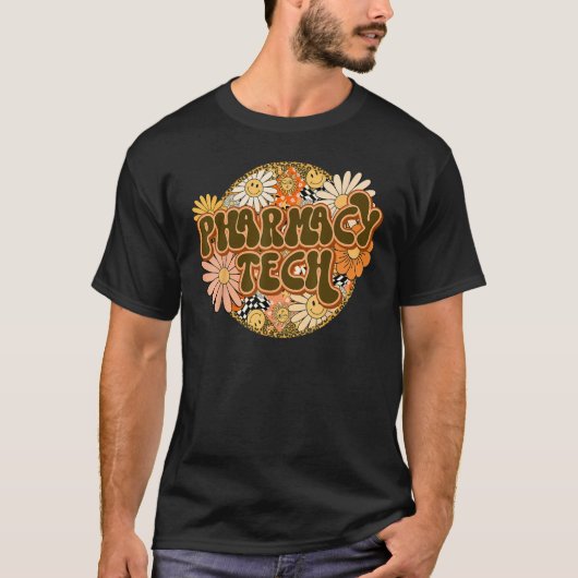 薬学技術者CPHT学校薬剤師Tech As Tシャツ (正面)