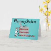 薬学生「卒業準備！!」 カード (黄色い花)