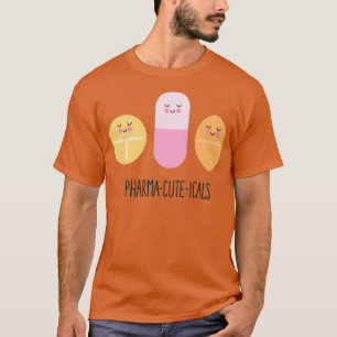薬学的ピンク Tシャツ