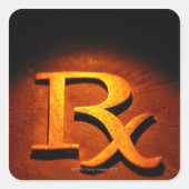 薬学記号 スクエアシール (正面)