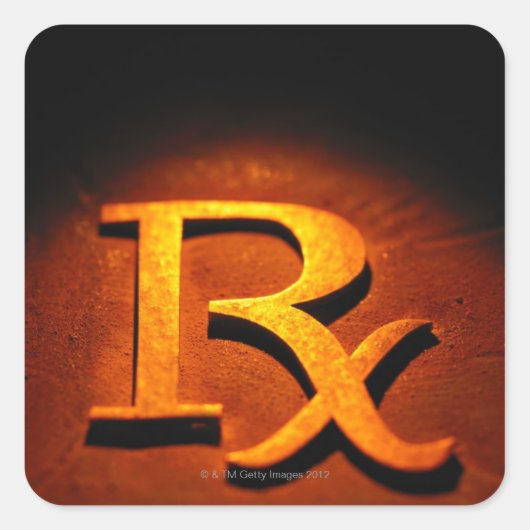 薬学記号 スクエアシール (正面)