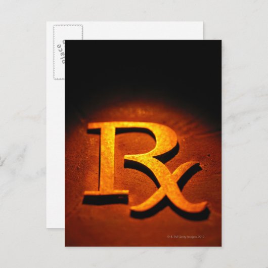 薬学記号 ポストカード (正面/裏面)