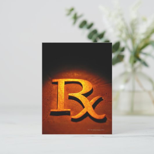 薬学記号 ポストカード (スタンド正面)