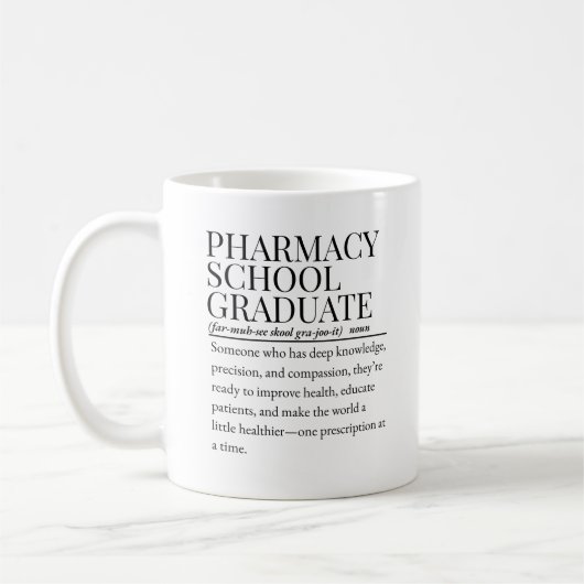 薬学部卒業生 コーヒーマグカップ (左)