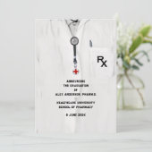 薬学院の卒業発表 招待状 (スタンド正面)