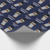 薬学院の卒業薬剤師ギフト ラッピングペーパー (角)