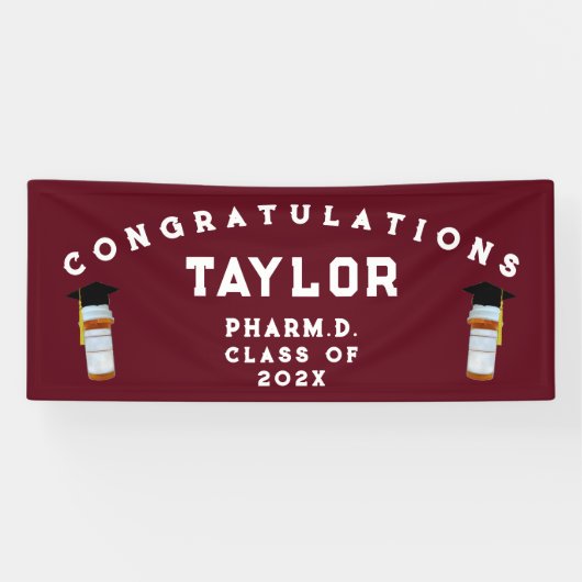 薬学院卒業薬剤師おめでとう 横断幕 (横)