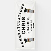 薬学院卒業薬剤師おめでとう 横断幕 (縦)