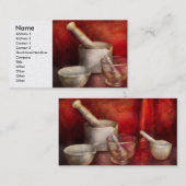 薬学-乳棒-無限の変化 名刺 (正面/裏面)