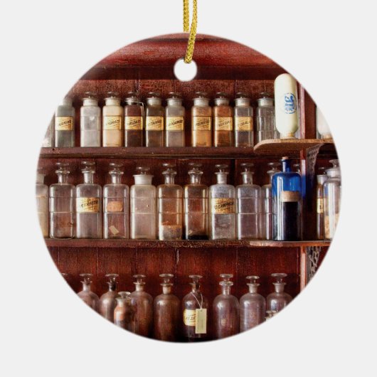 薬学-薬効がある使用だけのための… セラミックオーナメント (正面)