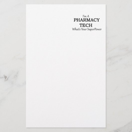 薬学TECH 便箋 (正面)