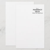 薬学TECH 便箋 (正面/裏面)