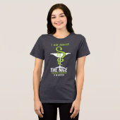 薬局おもしろいテックの休暇 トライブレンドTシャツ (正面全面)
